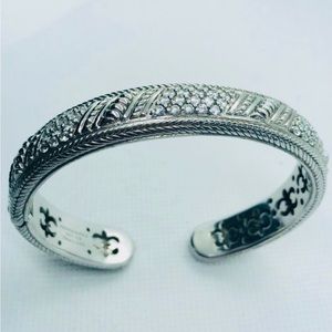 JUDITH RIPKA Cubic Zirconia Cuff Bracelet